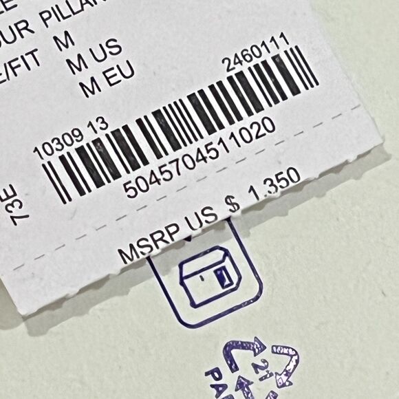 NWT! Burberry Abstract Rose Fleece Hoodie Blue Red Heavy Duty Medium MSRP $1350! - Picture 6 of 11